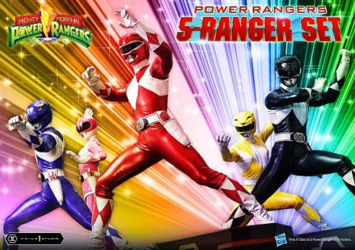 Prime 1 Studio Mighty Morphin Power Rangers Premium Masterline Figurki 5-Pack 1/4 57 cm