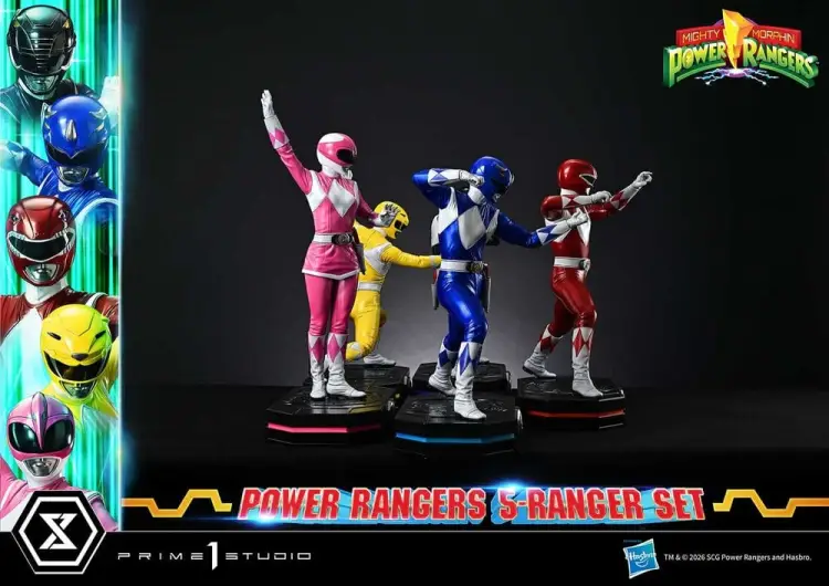 Prime 1 Studio Mighty Morphin Power Rangers Premium Masterline Figurki 5-Pack 1/4 57 cm