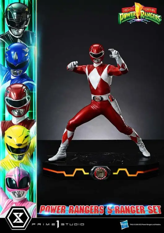 Prime 1 Studio Mighty Morphin Power Rangers Premium Masterline Figurki 5-Pack 1/4 57 cm