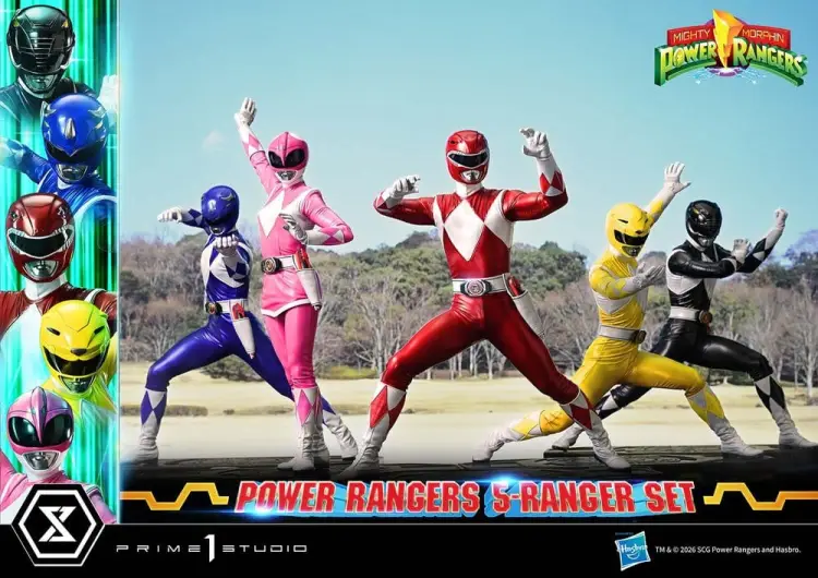 Prime 1 Studio Mighty Morphin Power Rangers Premium Masterline Figurki 5-Pack 1/4 57 cm