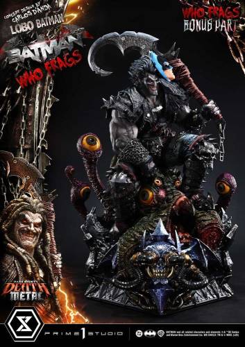 Prime 1 Studio Dark Nights: Death Metal Museum Masterline - Lobo Batman: Batman Who Frags - Deluxe Bonus Version - Statue 1/3 (81 cm)