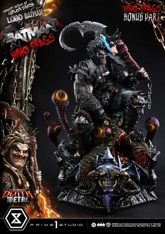 Prime 1 Studio Dark Nights: Death Metal Museum Masterline - Lobo Batman: Batman Who Frags - Deluxe Bonus Version - Statue 1/3 (81 cm)
