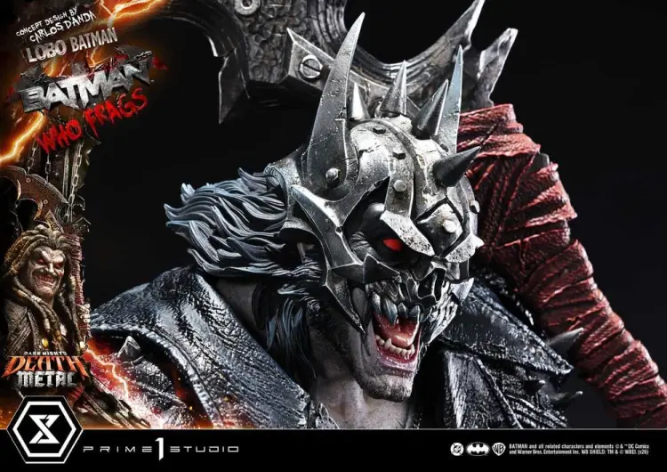 Prime 1 Studio Dark Nights: Death Metal Museum Masterline - Lobo Batman: Batman Who Frags - Deluxe Bonus Version - Statue 1/3 (81 cm)