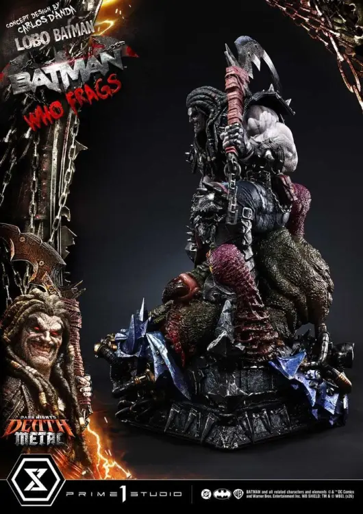 Prime 1 Studio Dark Nights: Death Metal - Lobo Batman - Museum Masterline Statue Deluxe Version 1/3 (81 cm)