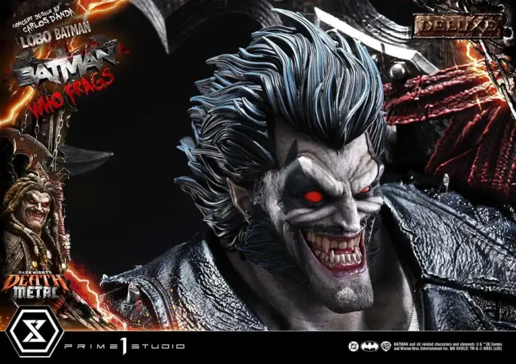 Prime 1 Studio Dark Nights: Death Metal - Lobo Batman - Museum Masterline Statue Deluxe Version 1/3 (81 cm)