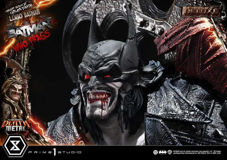 Prime 1 Studio Dark Nights: Death Metal - Lobo Batman - Museum Masterline Statue Deluxe Version 1/3 (81 cm)