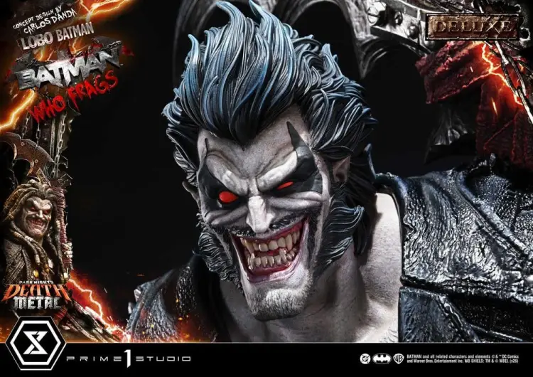 Prime 1 Studio Dark Nights: Death Metal - Lobo Batman - Museum Masterline Statue Deluxe Version 1/3 (81 cm)