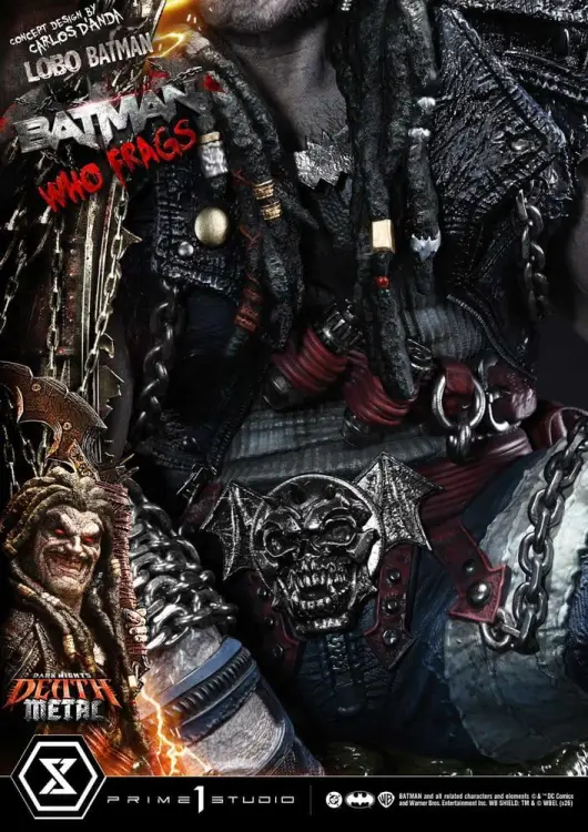 Prime 1 Studio Dark Nights: Death Metal - Lobo Batman - Museum Masterline Statue Deluxe Version 1/3 (81 cm)
