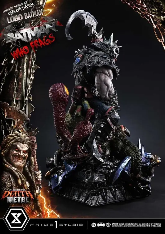 Prime 1 Studio Dark Nights: Death Metal - Lobo Batman - Museum Masterline Statue Deluxe Version 1/3 (81 cm)