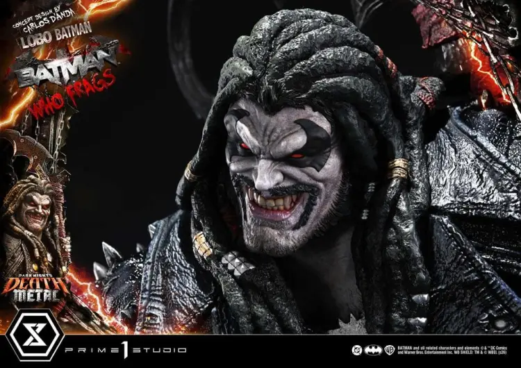 Prime 1 Studio Dark Nights: Death Metal - Lobo Batman - Museum Masterline Statue Deluxe Version 1/3 (81 cm)