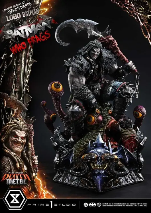 Prime 1 Studio Dark Nights: Death Metal Museum Masterline - Lobo Batman: Batman Who Frags - Statua 1/3 Scale (81 cm)