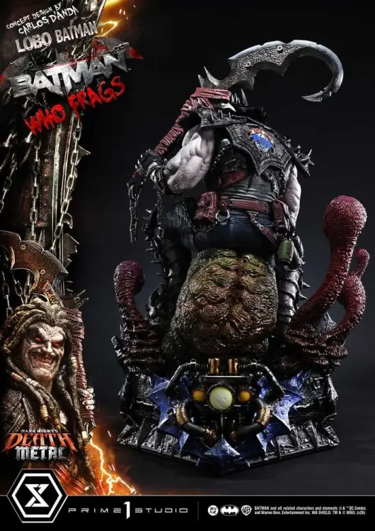 Prime 1 Studio Dark Nights: Death Metal Museum Masterline - Lobo Batman: Batman Who Frags - Statua 1/3 Scale (81 cm)