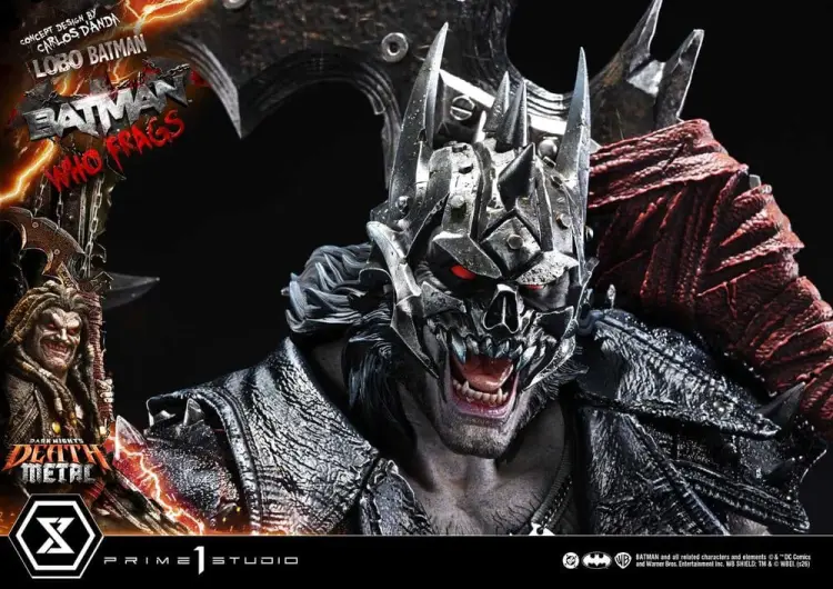 Prime 1 Studio Dark Nights: Death Metal Museum Masterline - Lobo Batman: Batman Who Frags - Statua 1/3 Scale (81 cm)