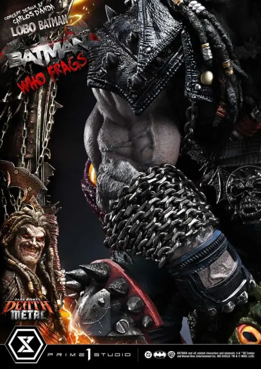 Prime 1 Studio Dark Nights: Death Metal Museum Masterline - Lobo Batman: Batman Who Frags - Statua 1/3 Scale (81 cm)