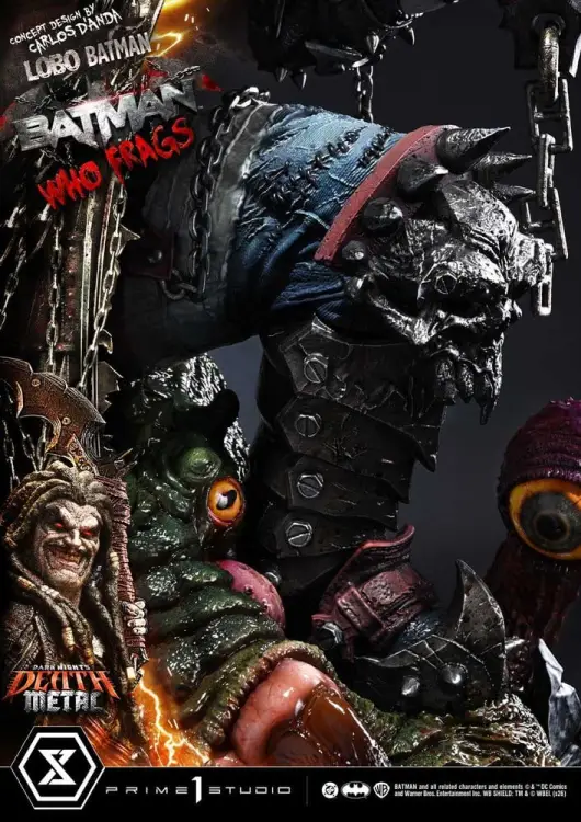 Prime 1 Studio Dark Nights: Death Metal Museum Masterline - Lobo Batman: Batman Who Frags - Statua 1/3 Scale (81 cm)