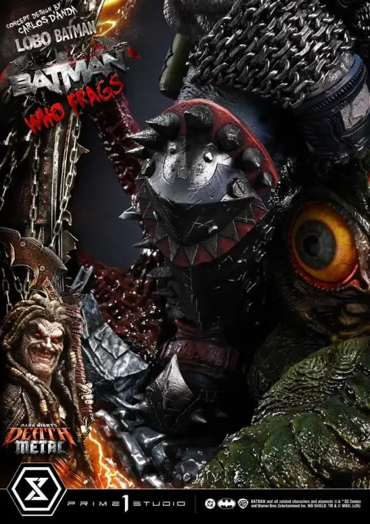 Prime 1 Studio Dark Nights: Death Metal Museum Masterline - Lobo Batman: Batman Who Frags - Statua 1/3 Scale (81 cm)