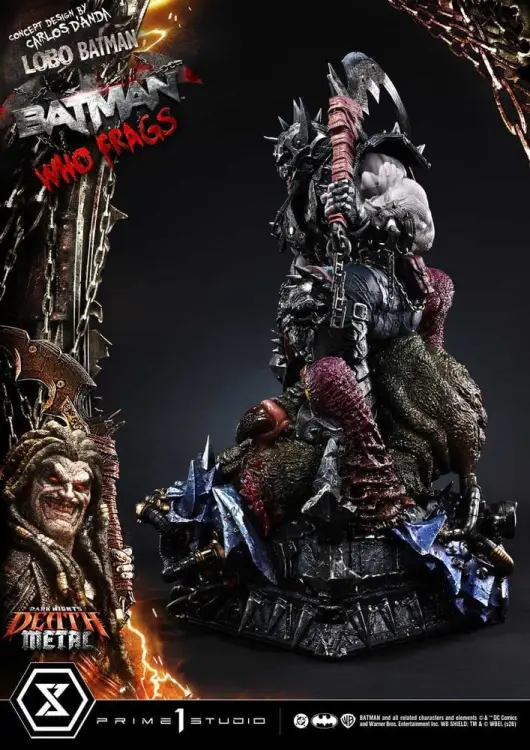 Prime 1 Studio Dark Nights: Death Metal Museum Masterline - Lobo Batman: Batman Who Frags - Statua 1/3 Scale (81 cm)