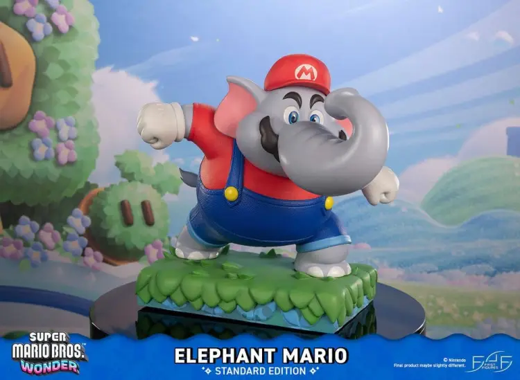 First 4 Figures Super Mario Bros. Wonder - Elephant Mario - Resin Statue Standard Edition 43 cm