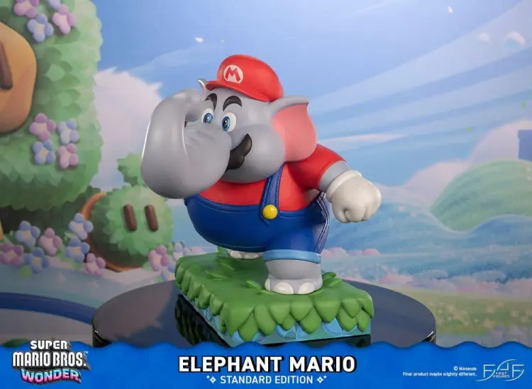 First 4 Figures Super Mario Bros. Wonder - Elephant Mario - Resin Statue Standard Edition 43 cm