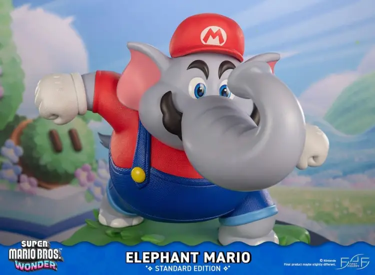 First 4 Figures Super Mario Bros. Wonder - Elephant Mario - Resin Statue Standard Edition 43 cm