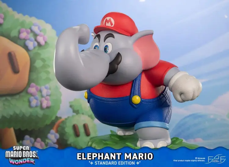 First 4 Figures Super Mario Bros. Wonder - Elephant Mario - Resin Statue Standard Edition 43 cm