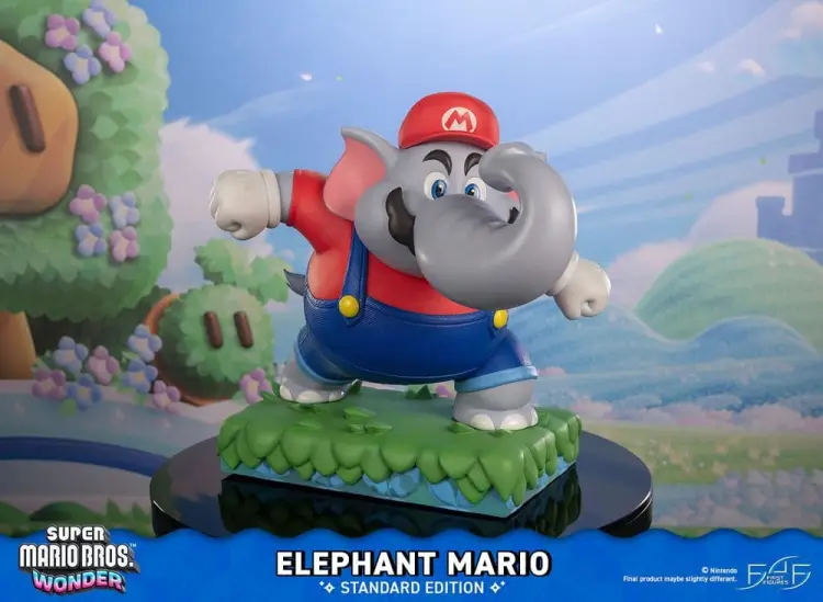 First 4 Figures Super Mario Bros. Wonder - Elephant Mario - Resin Statue Standard Edition 43 cm