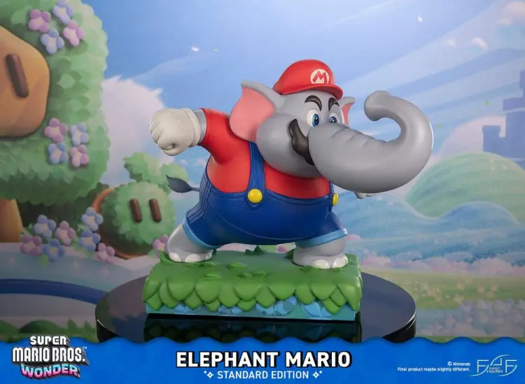 First 4 Figures Super Mario Bros. Wonder - Elephant Mario - Resin Statue Standard Edition 43 cm