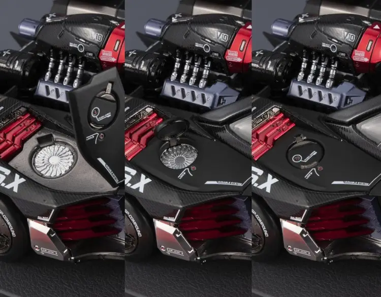 Megahouse Future GPX Cyber Formula - Asurada G.S.X RS SIREN - Pojazd Variable Action Hi-SPEC United 26 cm