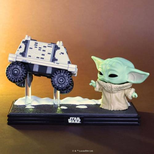 Funko POP! Star Wars The Mandalorian - Grogu - Grogu with Polar Mouse Droid Moment