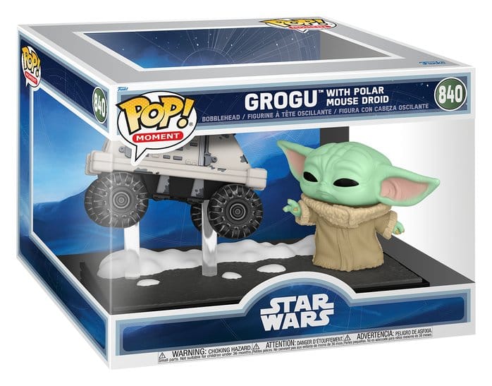 Funko POP! Star Wars The Mandalorian - Grogu - Grogu with Polar Mouse Droid Moment
