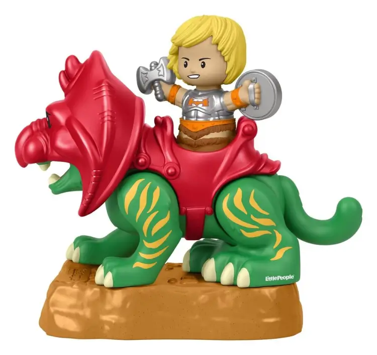 Mattel Masters of the Universe Little People - He-Man & Battle Cat - Collector Figure Set