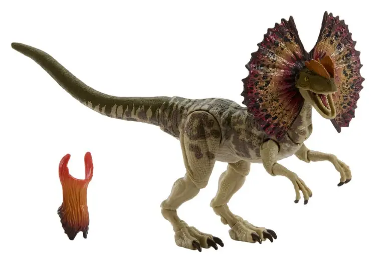 Mattel Jurassic World Rebirth Hammond Collection - Dilophosaurus - Figurka Akcji