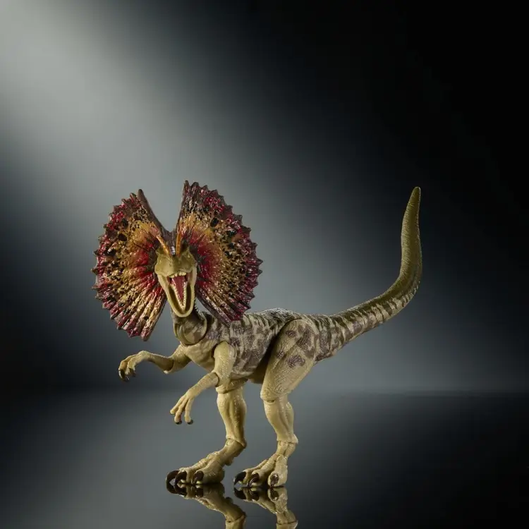 Mattel Jurassic World Rebirth Hammond Collection - Dilophosaurus - Figurka Akcji