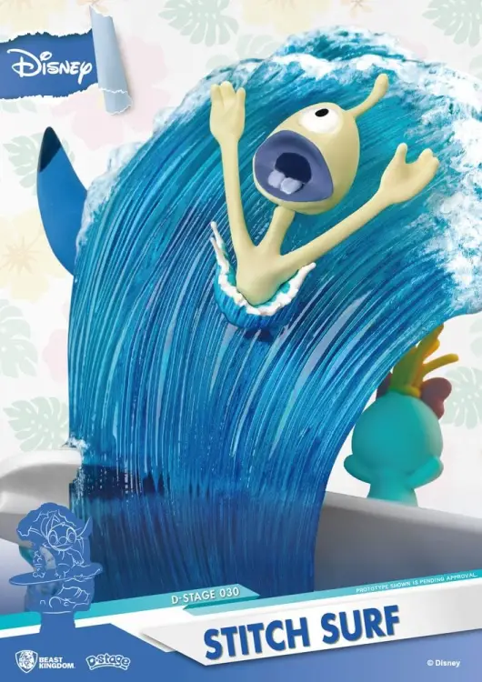 DISNEY - Stitch Surf - Diorama D-Stage Summer Series 15 cm