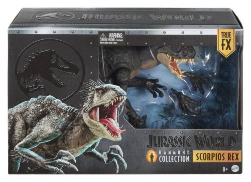 Mattel Jurassic World Hammond Collection - Scorpios Rex - Figurka #43cm