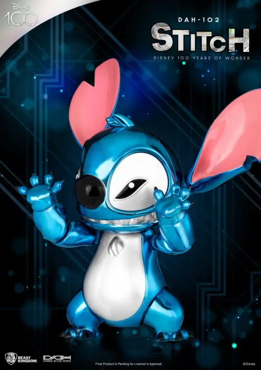DISNEY 100 YEARS OF WONDER - Stitch - Figurka Dynamic Action Heroes 16 cm