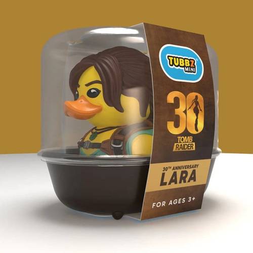 Numskull Tomb Raider - Lara Croft - Tubbz Mini Figurka PVC (30. Rocznica) 5 cm