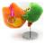 Youtooz Duolingo - Duo - Streak Flame Keychain #13cm