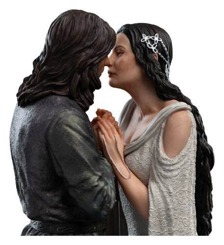 Weta Workshop Władca Pierścieni - Aragorn & Arwen - Mini Statua 24 cm