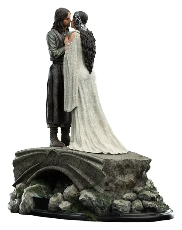 Weta Workshop Władca Pierścieni - Aragorn & Arwen - Mini Statua 24 cm