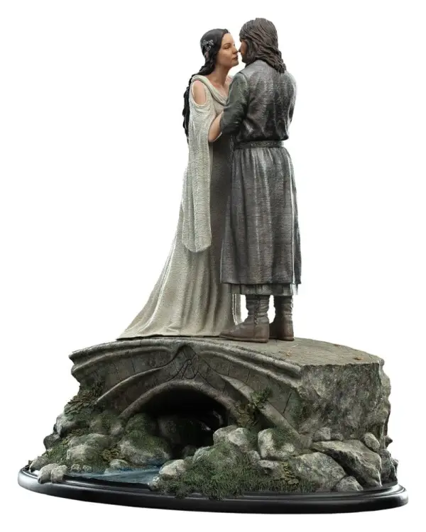 Weta Workshop Władca Pierścieni - Aragorn & Arwen - Mini Statua 24 cm
