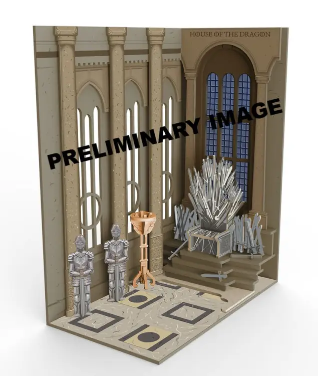 Revell House of the Dragon - Iron Throne - Tiny Adventures Book Nook 23 cm