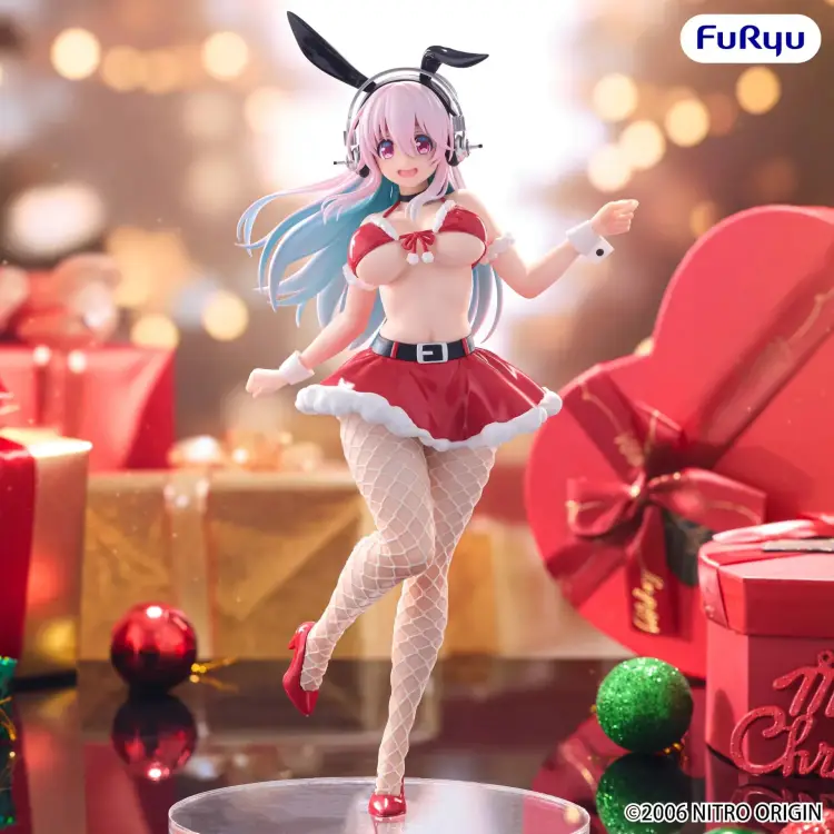 Furyu Super Sonico - Santa - Statue BiCute Bunnies 30cm