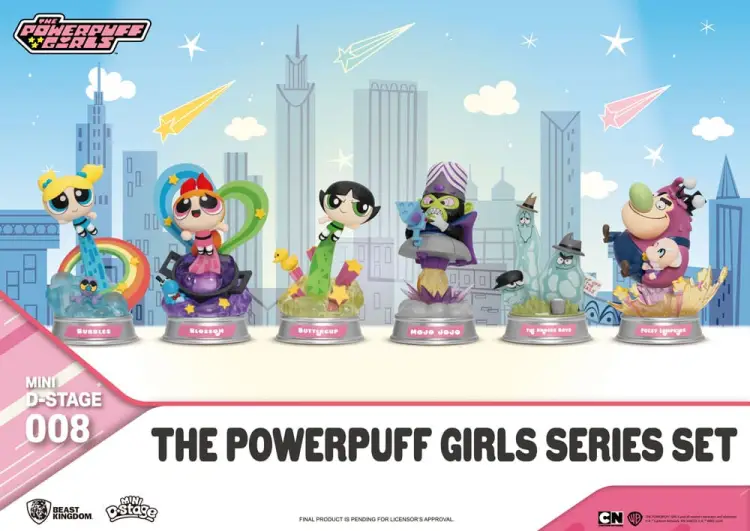 THE POWERPUFF GIRLS - Figurka Mini Diorama 12cm asortyment x6