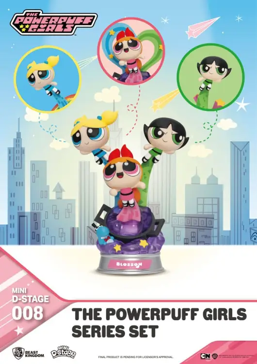 THE POWERPUFF GIRLS - Figurka Mini Diorama 12cm asortyment x6