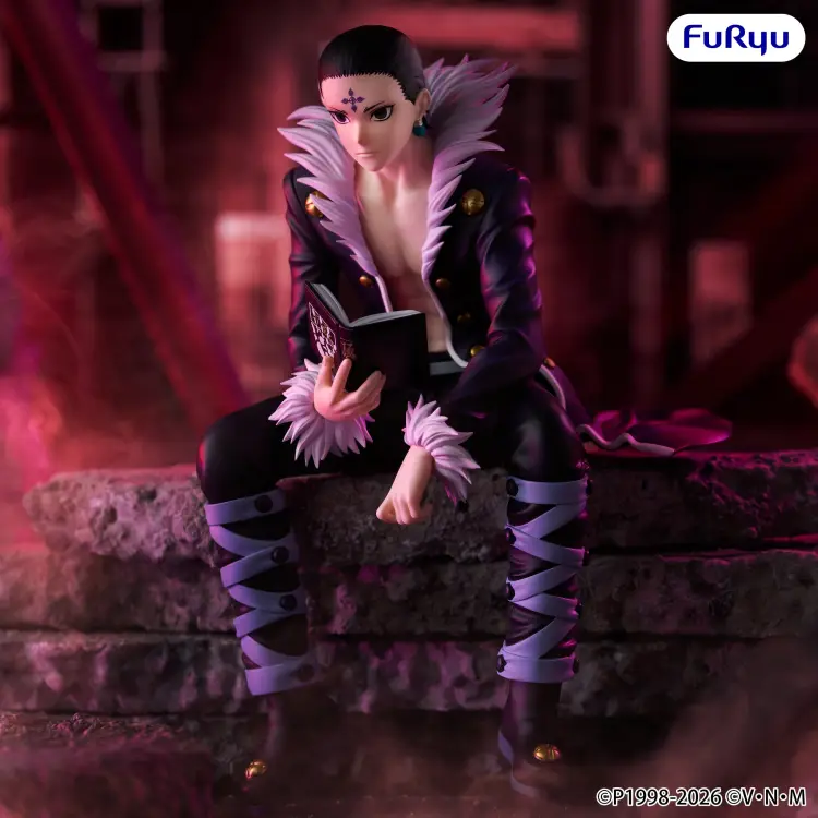 Furyu Hunter x Hunter - Chrollo - Statue Noodle Stopper 14cm