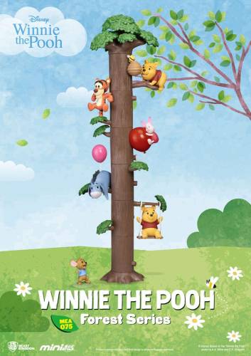 WINNIE THE POOH -Forest Series - Zestaw 6 mini statuetek Egg Attack 12 cm