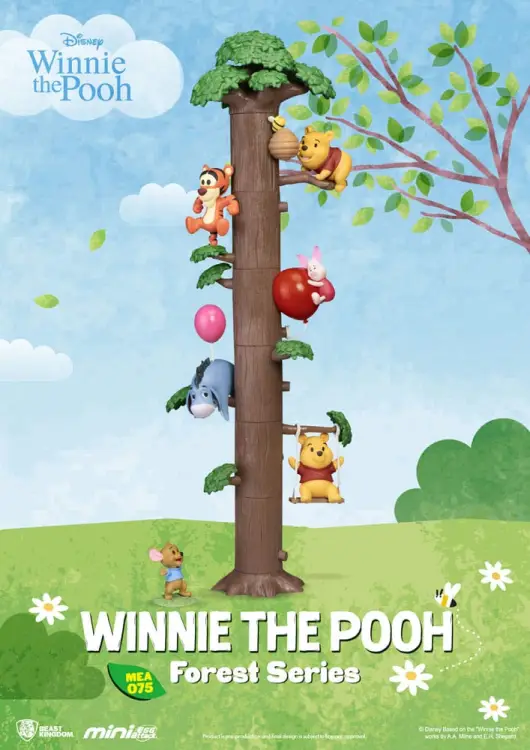 WINNIE THE POOH -Forest Series - Zestaw 6 mini statuetek Egg Attack 12 cm