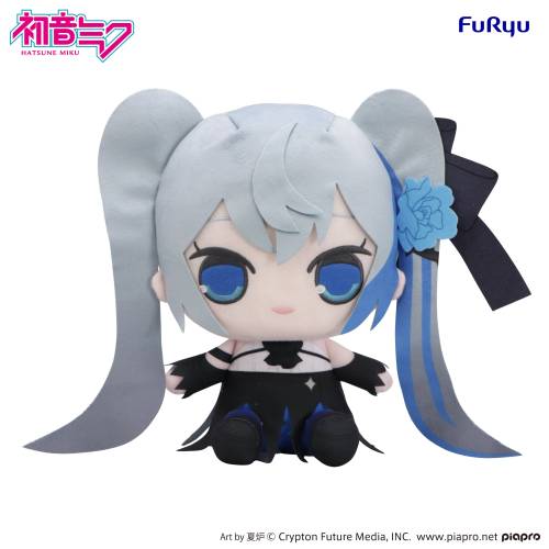 Furyu Hatsune Miku - Blue Rose - Big Plush Toy Kyurumaru 28cm