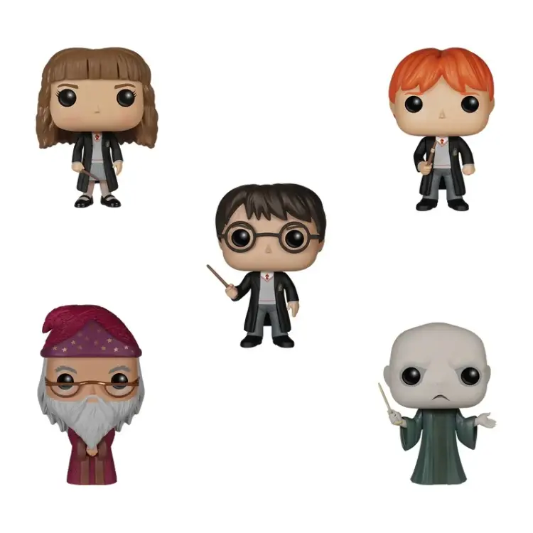 Funko POP! Harry Potter - Zestaw 5-pack: Harry Potter, Lord Voldemort, Albus Dumbledore, Hermiona Granger, Ron Weasley